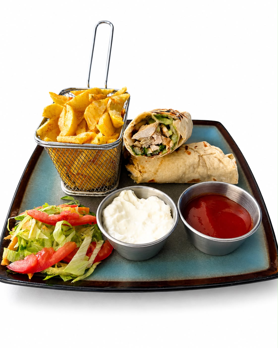 Shawarma (Chicken or Beef) with Fries