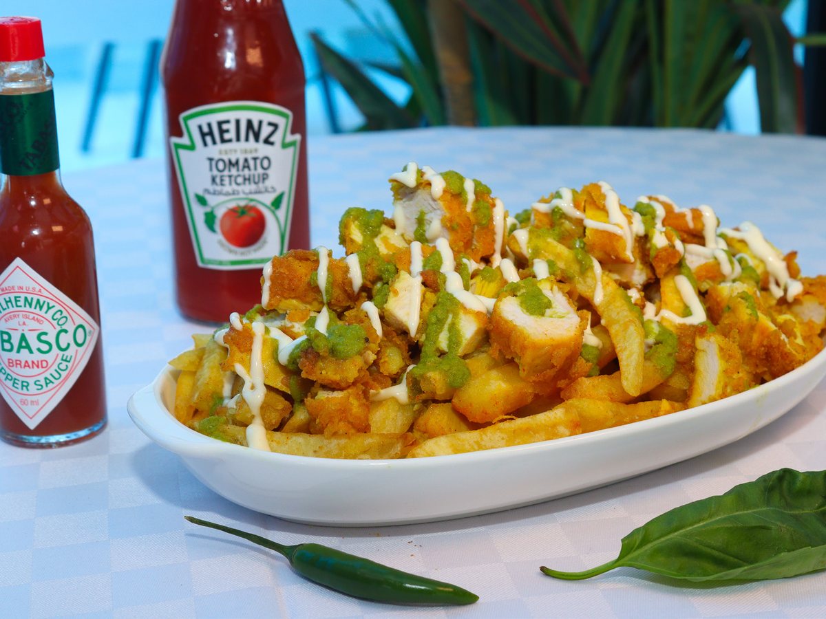 Somerica Loaded Fries (Chicken, Beef or Vegetables)